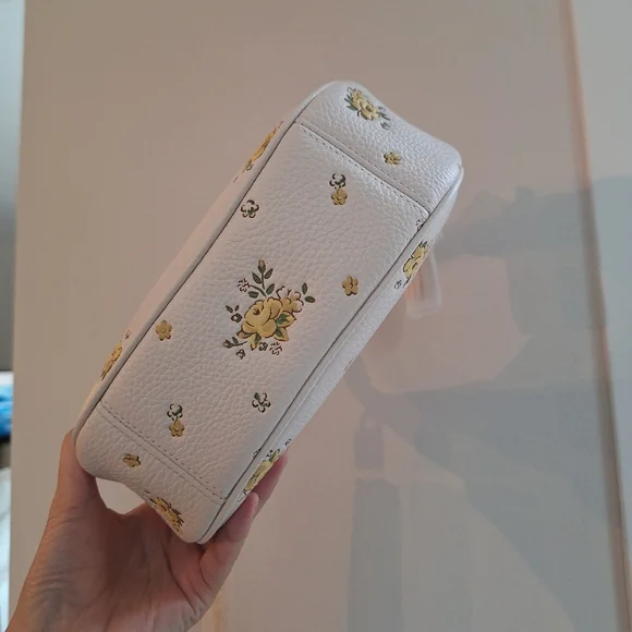 NWT Coach Carmen Mini Crossbody Bag With Floral Print CAK90 New Packaged